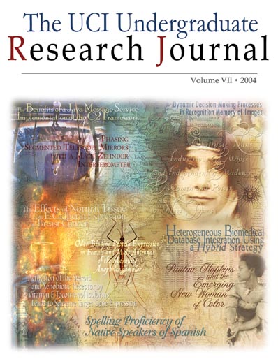 UCI Undergraduate Research Journal Cover